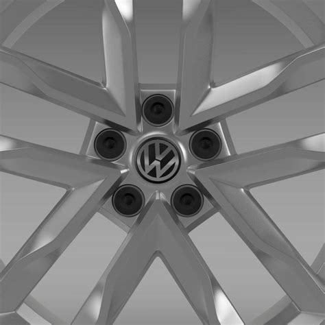 Volkswagen Polo TSI Bluemotion Rim - 3D Model by Creative Idea Studio