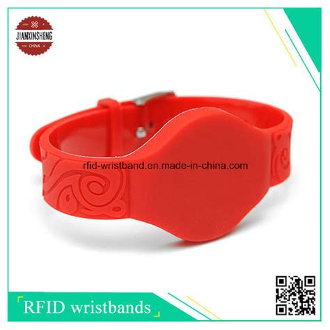 RFID Adjustable Silicone Bracelets with Laser Different Qr Code and Different Chip - China RFID ...