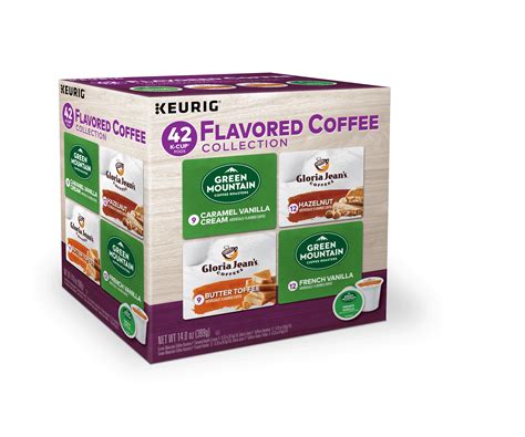 Keurig Flavored Variety Coffee Collection K-Cup Pods, Variety Pack, 42 ...