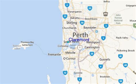 Claremont Tide Station Location Guide