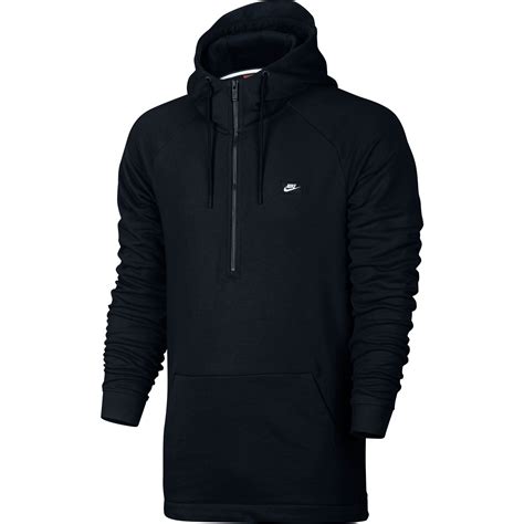 Nike Modern Half Zip Longsleeve Men's Hoodie Black 805132-010 - Walmart.com