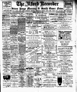 Ilford Recorder in British Newspaper Archive