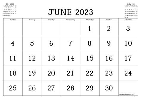 June 17 2023 Calendar - Get Latest Map Update