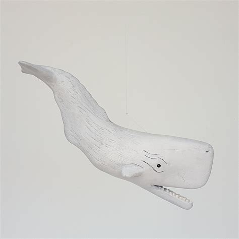 Hanging Moby Dick albino Sperm Whale - Etsy