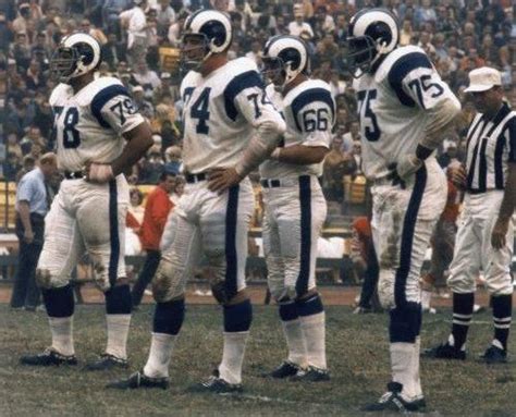 Fearsome Foursome La Rams Football, Nfl Rams, Nfl Football Players, American Football Team ...