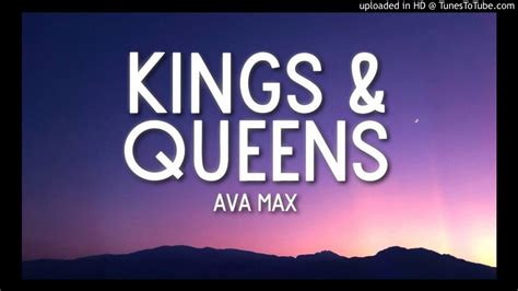 Kings And Queens - Ava Max (Lyrics) - YouTube