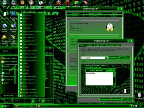 Hacker theme dan visual style for windows ~ Pengatahuan