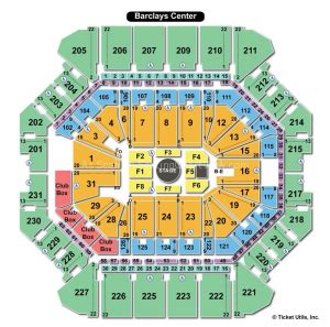 Barclays Center, Brooklyn NY - Seating Chart View