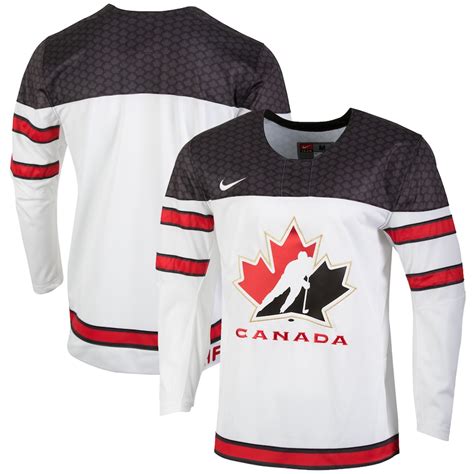 Men's Nike White Hockey Canada - Team Replica Jersey