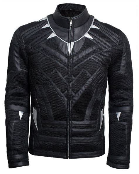 Black Panther Jacket | Chadwick Boseman - Hleatherjackets | Celebrity jackets, Leather jacket ...