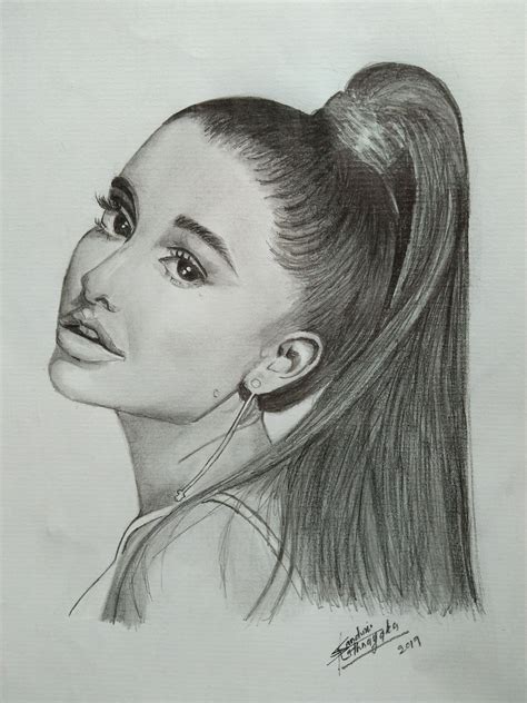 ariana grande drawing pencil - You Look Beautiful Forum Frame Store