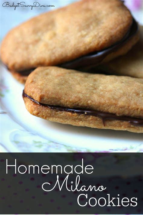 Homemade Milano Cookies | Budget Savvy Diva