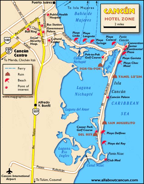 Zona Hotelera Cancun Map - Draw A Topographic Map