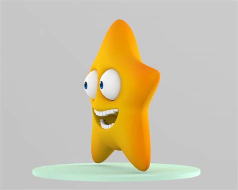 Star cartoon 3D Model $25 - .unknown - Free3D