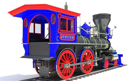 Jupiter Steam Locomotive - 3D Model by 3D Horse