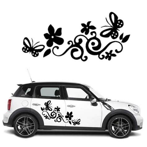 flower car decals - Google Search | Flower car, Car decals, Mini cooper