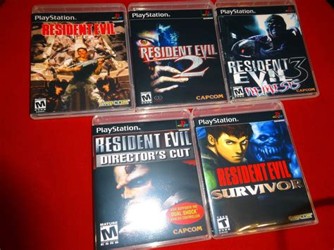 EMPTY Replace Case RESIDENT EVIL 1 2 3 DIRECTOR'S CUT Survivor PS1 ...