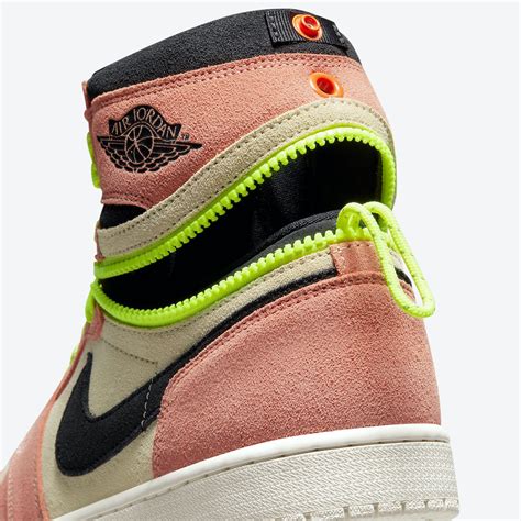 Air Jordan 1 Switch Peach Neon CW6576-800 Release Date Info | SneakerFiles