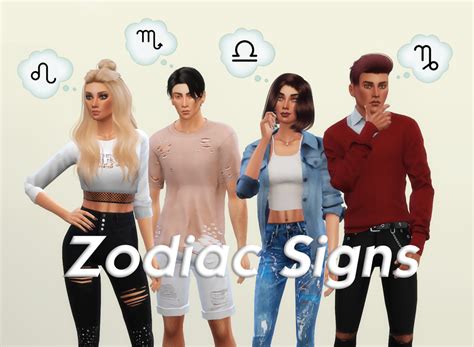 vmin soulmates : Sims 4 Zodiac Signs