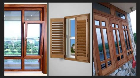 Modern wooden window design - Wood window design | Wooden window design ...