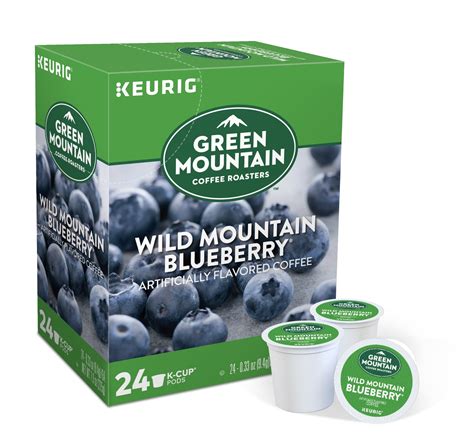 Green Mountain Coffee Wild Mountain Blueberry Keurig Single-Serve K-Cup pods, Light Roast Coffee ...