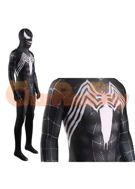 Spider-Man 3 Venom Super-Man Costume Cosplay Bodysuit for Adult Kid ...