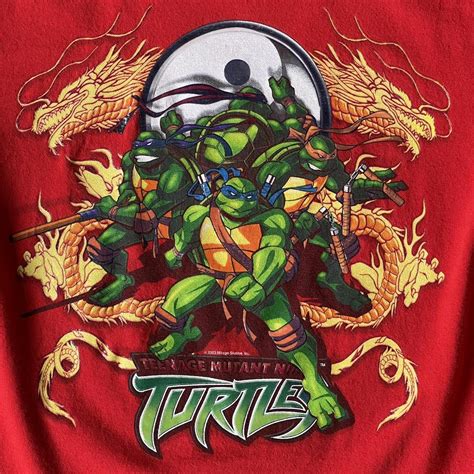 Vintage Teenage Mutant Ninja Turtles Youth T Shirt... - Depop