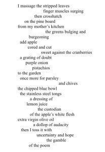 Kale Salad Poem – The Sandy River Review