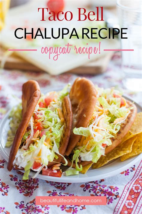 Copycat Taco Bell Chalupa Recipe - Beautiful Life and Home