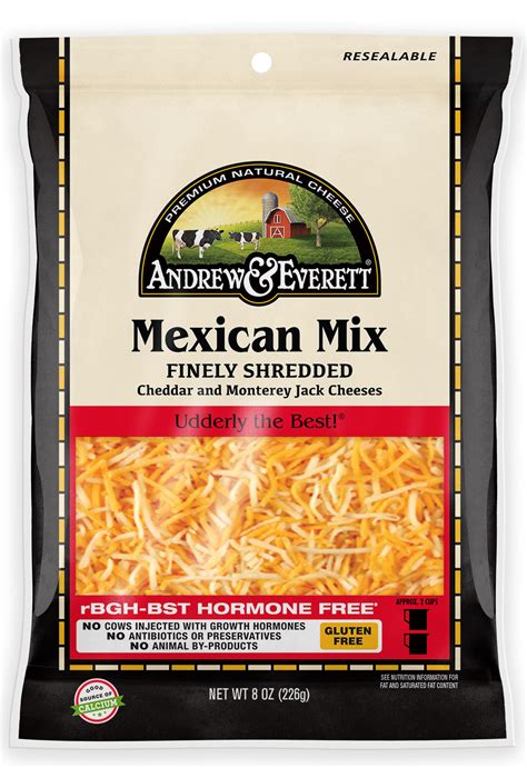 Mexican Mix Shredded Cheese – Andrew & Everett Cheese