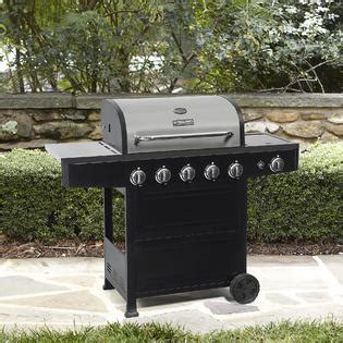 BBQ Pro BBQ Pro 5 Burner Gas Grill with Side Burner with Stainless ...