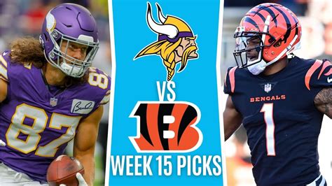 Vikings vs Bengals Best Bets | Week 15 NFL Picks and Predictions - YouTube