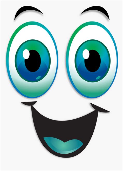 Eyes Clip Art Smiley - Happy Eye Cartoon Clipart, HD Png Download , Transparent Png Image - PNGitem