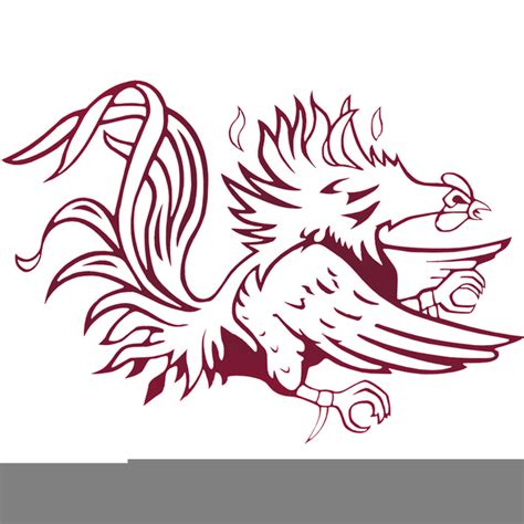 Cute Usc Gamecock Hug Clipart