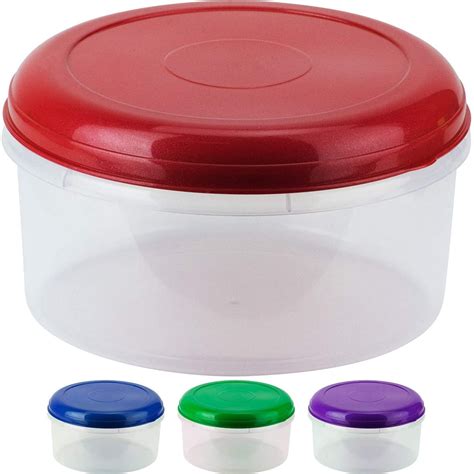 DecorRack Food Storage Container, 5 Quarts, Plastic, Food Grade Safe ...