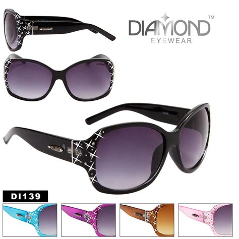 Diamond™ Brand Rhinestone Sunglasses - Style # DI139