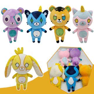 New 25cm Funneh Plush Toy Its The Krew Merch Teddy Bear Cartoon Itsfunneh Stuffed Animal Soft ...