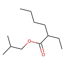 Hexanoic acid, 2-ethyl-, 2-methylpropyl ester (CAS 7434-89-1 ...