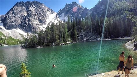 The Beautiful Colchuck Lake Hike, Leavenworth, Washington - YouTube