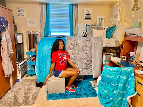 Jackson State University, University Dorms, Girl Dorms, Girls Dorm Room, Dream Bedroom, Bean Bag ...
