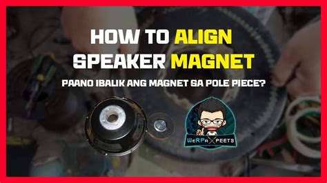 How to align speaker magnet | align misplaced speaker magnet - YouTube