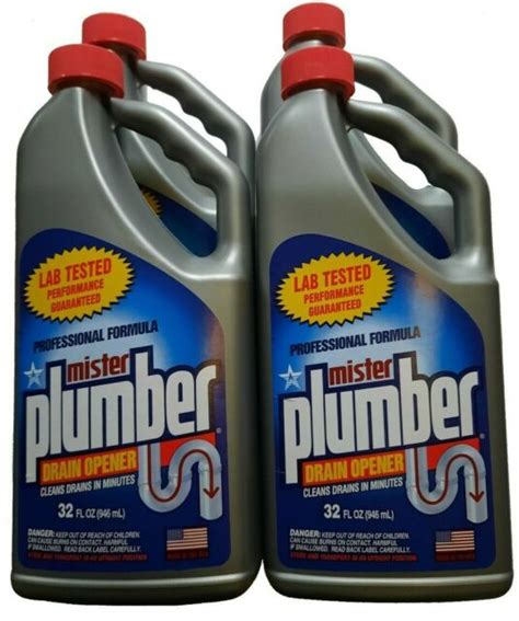 2pk 32 FL Oz Mister Plumber Drain Opener Professional Formula Septic Safe for sale online | eBay