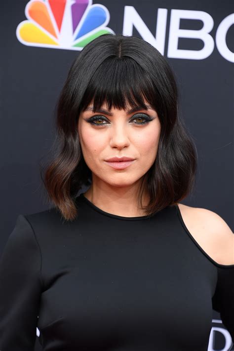 Mila Kunis With Bangs at the Billboard Music Awards 2018 | POPSUGAR Beauty