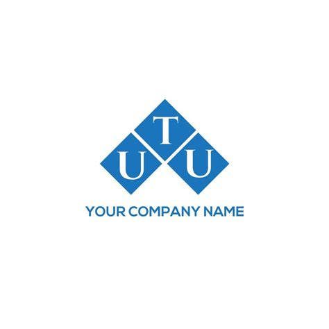 UTU letter logo design on white background. UTU creative initials letter logo concept. UTU ...