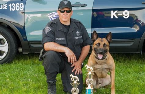 Massachusetts State Police hold tribute to fallen K9 “Frankie” killed ...