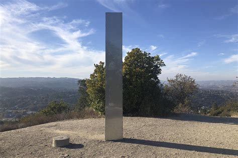 Monolith appears in California, similar to Utah one - The San Diego Union-Tribune