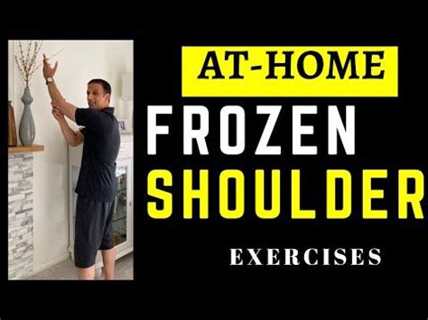 Over 60 and self-quarantined? 5 Frozen shoulder exercises to do at home - YouTube | Frozen ...