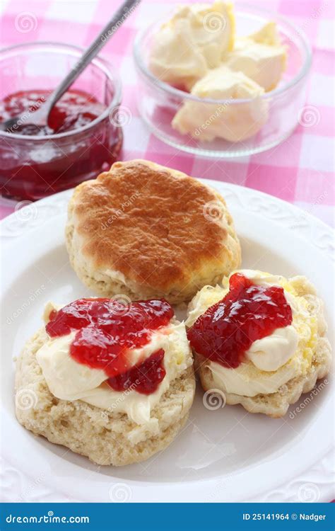 Devon cream tea stock photo. Image of tempt, afternoon - 25141964