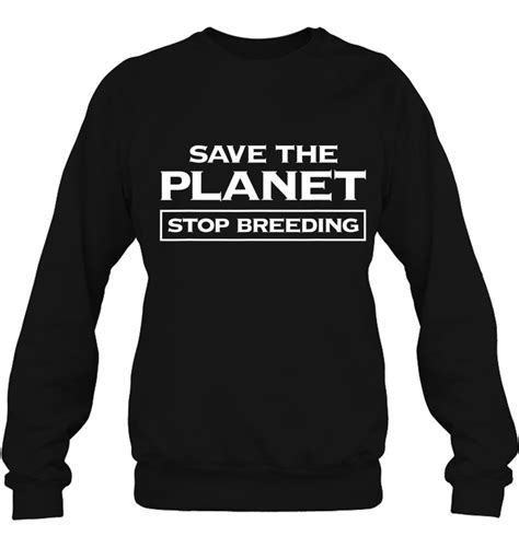 Voluntary Human Extinction Movement Stop Breeding T-Shirt | TeeHerivar