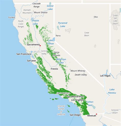 Chaparral in California - Geography Realm